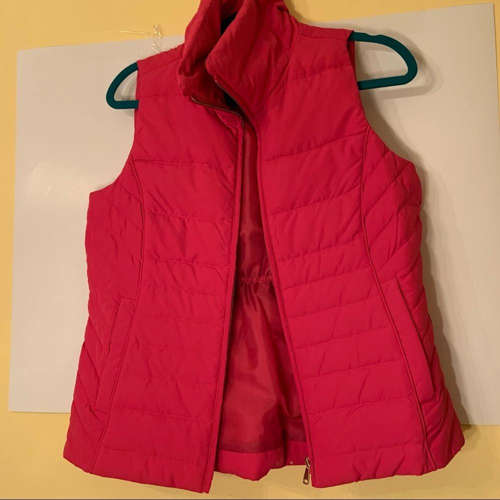 Girls Talbot Puffer Sleevless Pink Vest!